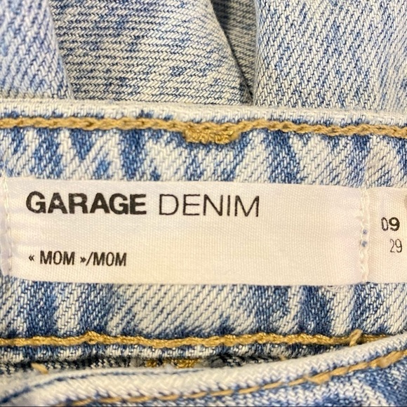 GARAGE Mom/Mom high rise acid wash jean - Picture 7 of 9